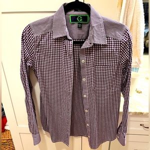 C. Wonder Gingham Button Down Size XS